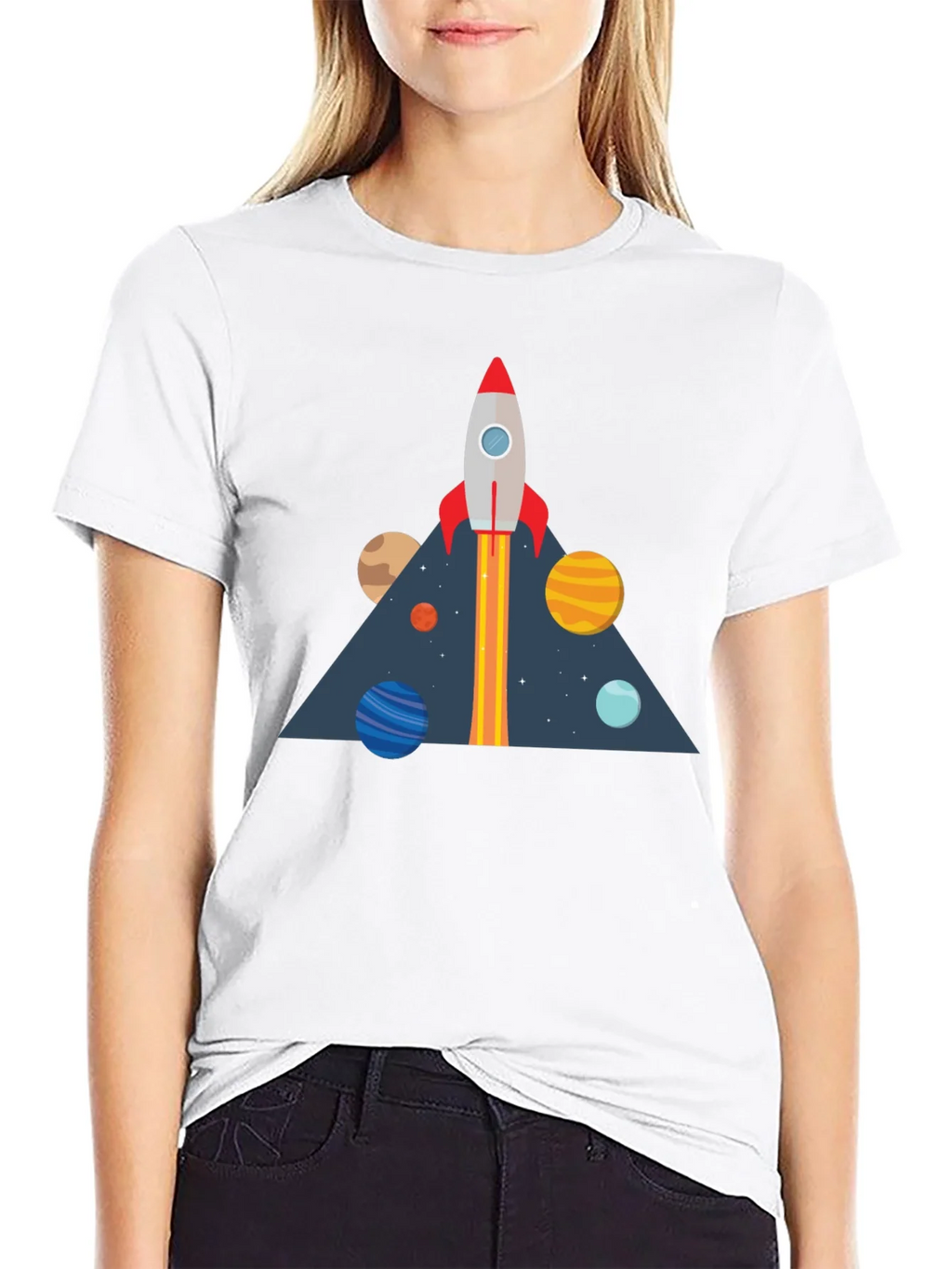 Rocket Launch T-Shirt - Space Adventure Graphic Tee