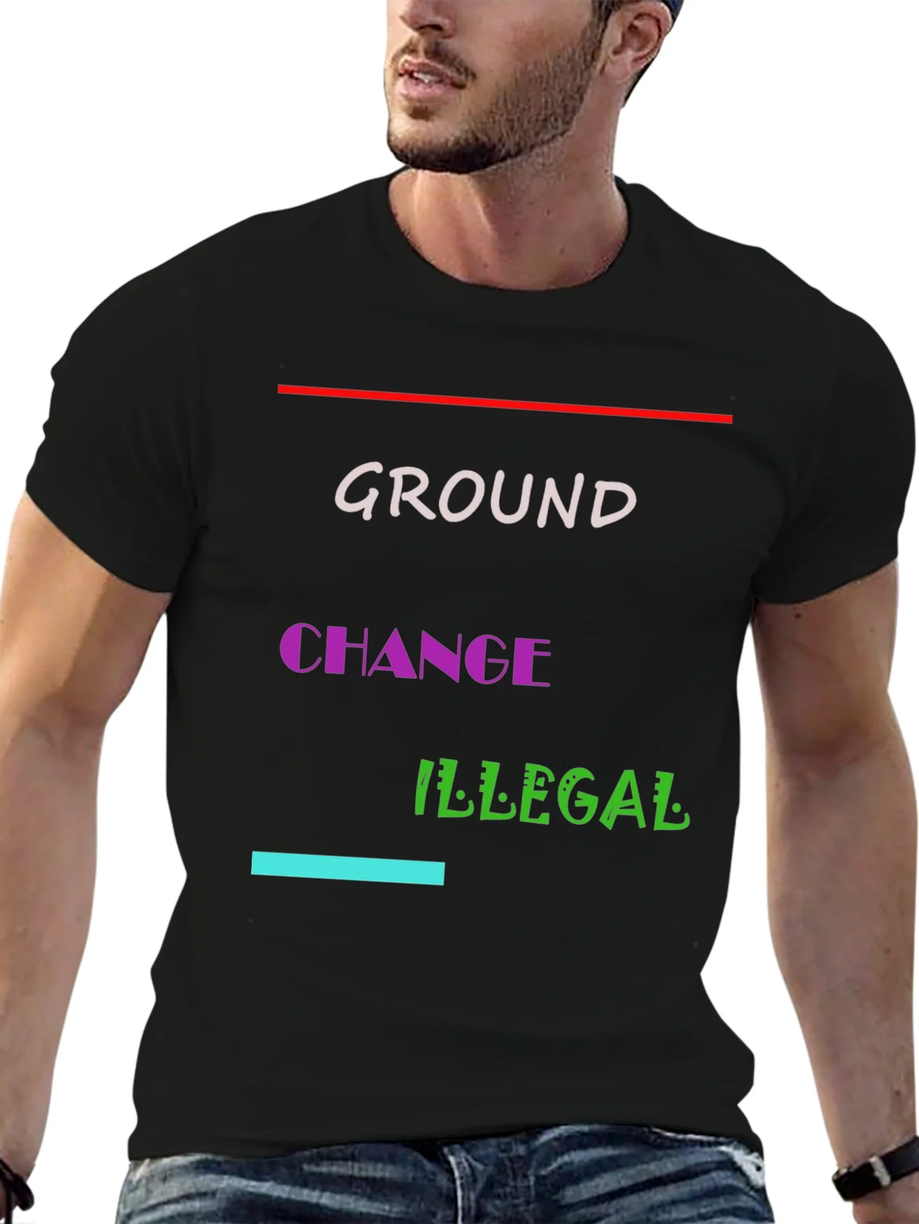 Ground Change Illegal Graphic Tee