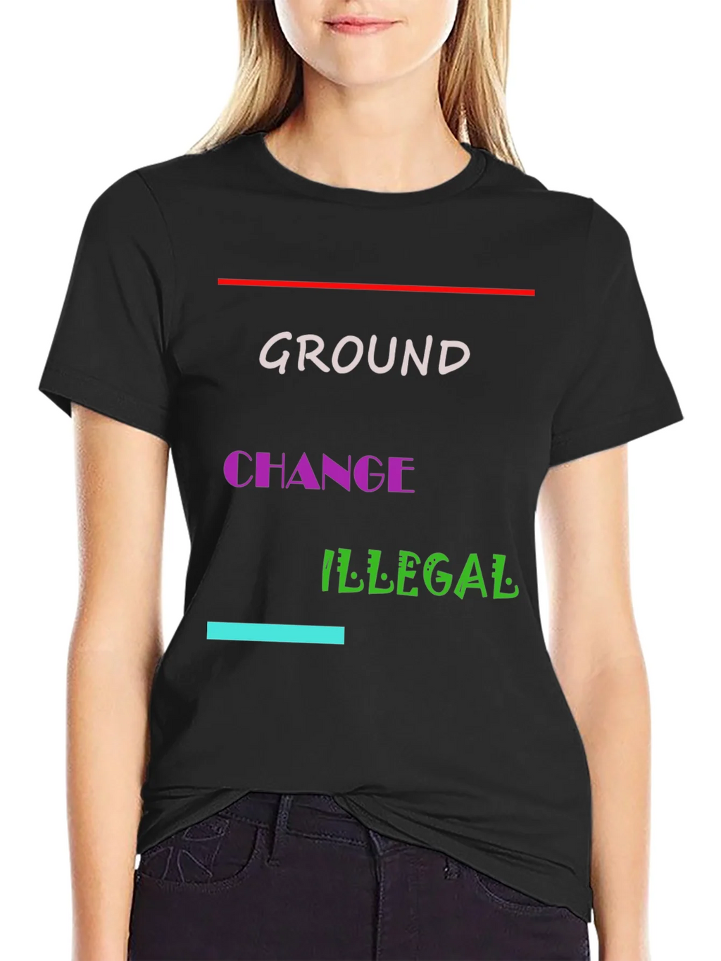 Ground Change Illegal Graphic Tee