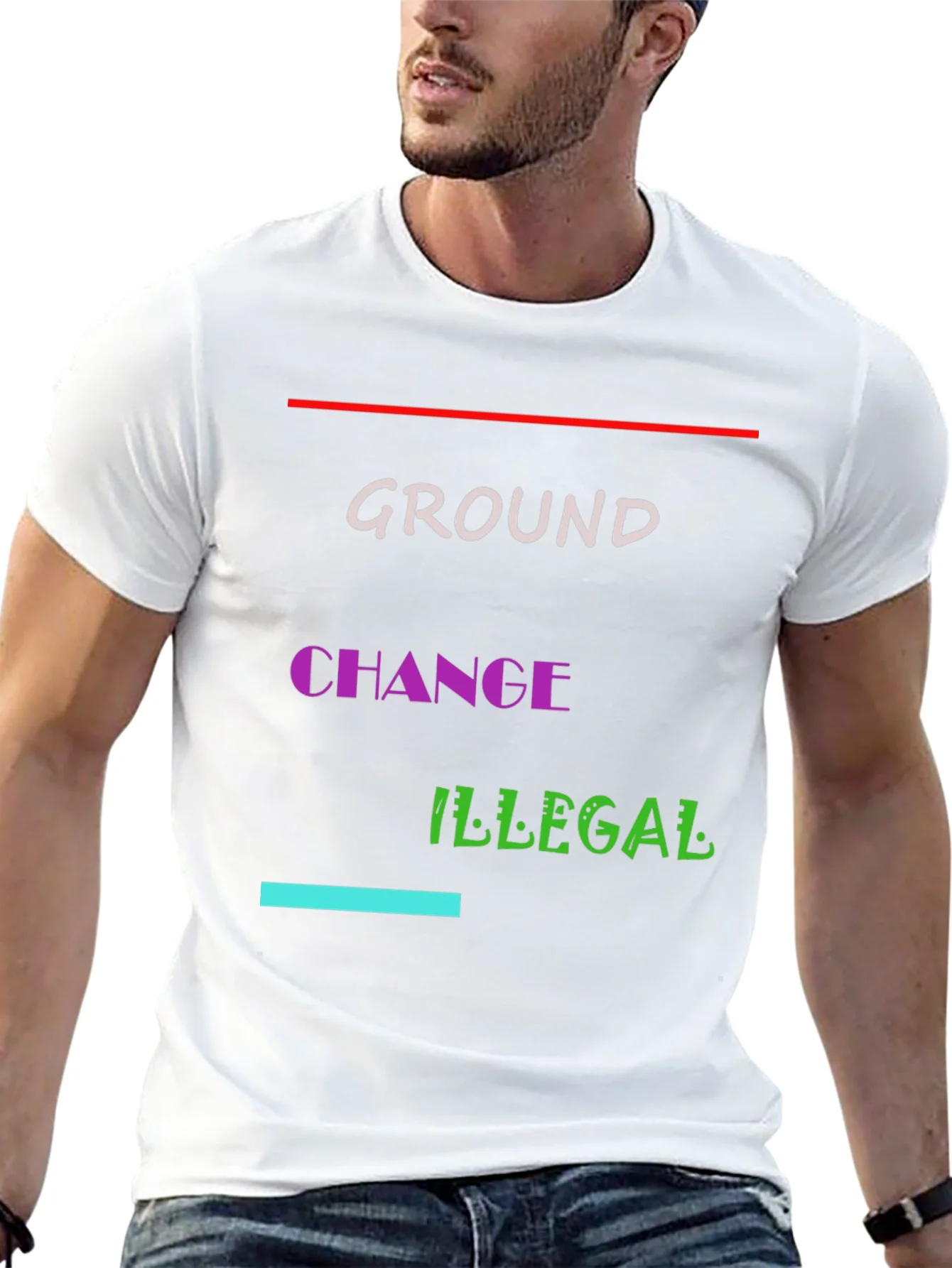 Ground Change Illegal Graphic Tee