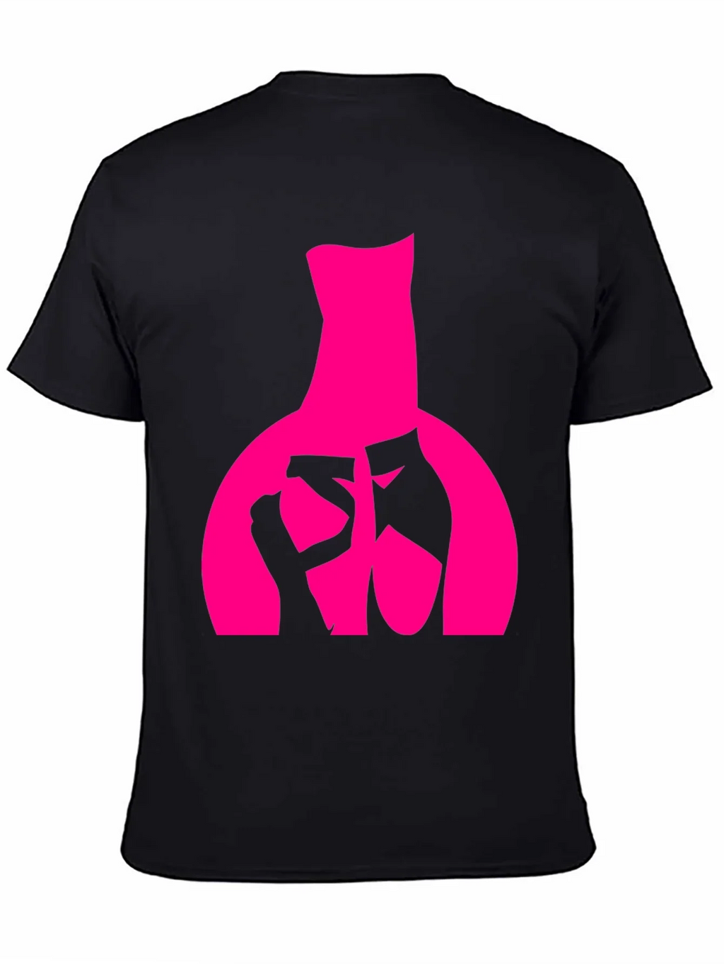 Ballet Dancer Graphic Tee - Black Cotton