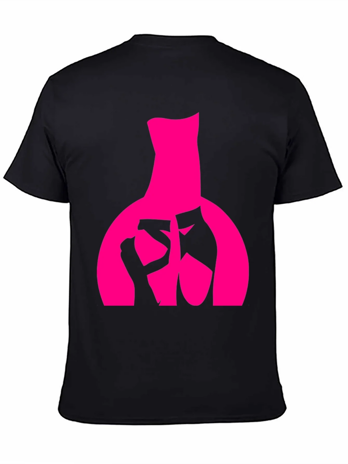 Ballet Dancer Graphic Tee - Black Cotton
