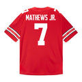 Jermaine Mathews Jr. Ohio State Buckeyes Jersey  Red