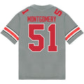 Luke Montgomery Ohio State Buckeyes Jersey  Grey