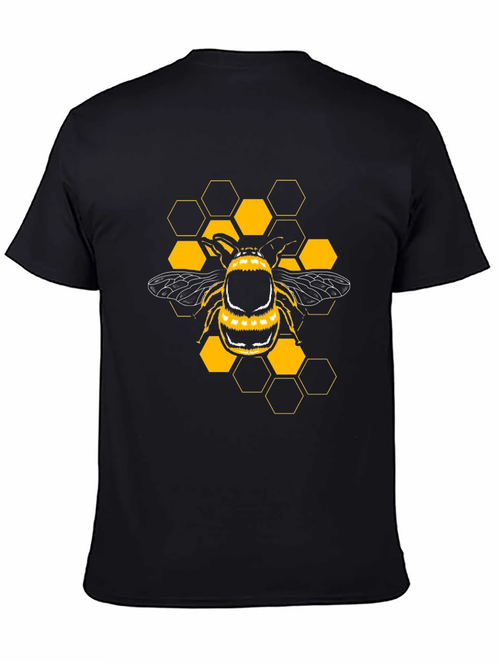 Bee Graphic Black T-Shirt