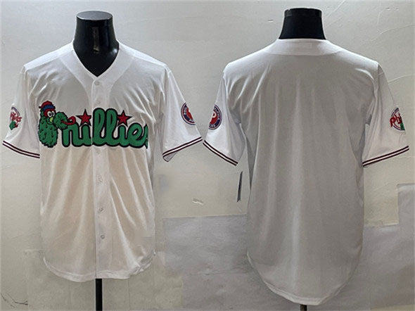 Philadelphia Phillies Blank White Phanatic Limited Stitched Baseball Jersey