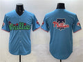 Philadelphia Phillies Team Big Logo Light Blue Phanatic Limited Stitched Baseball Jersey