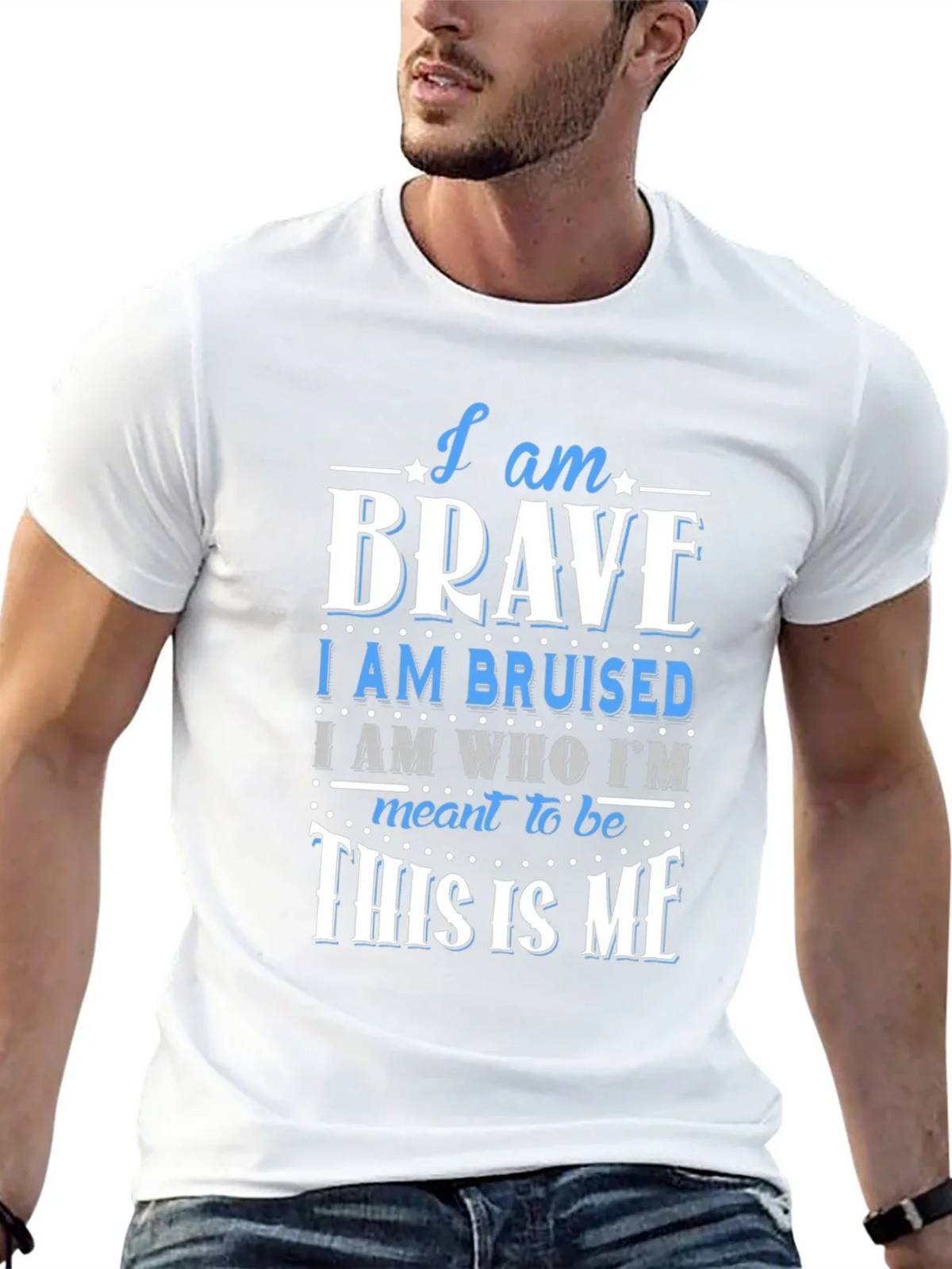 I Am Brave T-Shirt - Motivational Graphic Tee