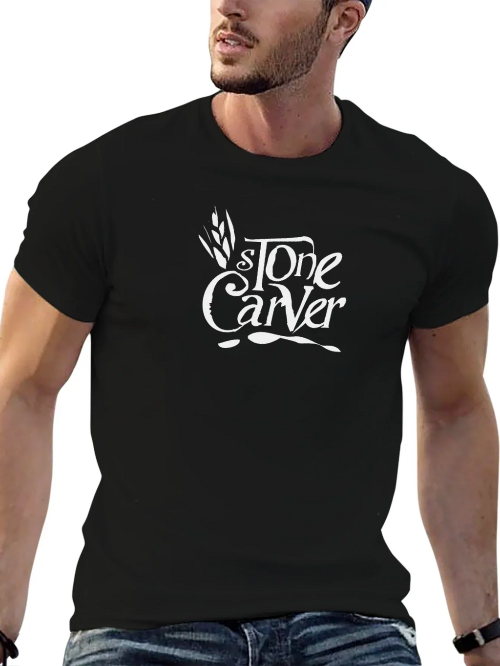 Stone Carver Black T-Shirt