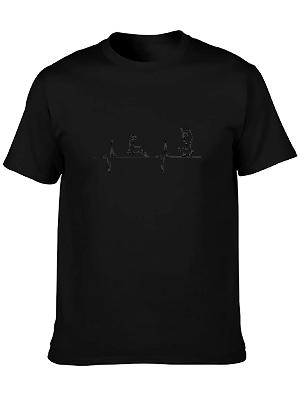 Hunter Heartbeat T-Shirt - Deer Hunting Tee