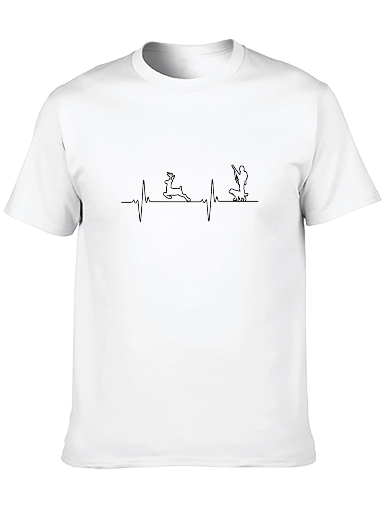 Hunter Heartbeat T-Shirt - Deer Hunting Tee