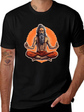 Meditating Yogi Graphic Tee - Spiritual Vibe