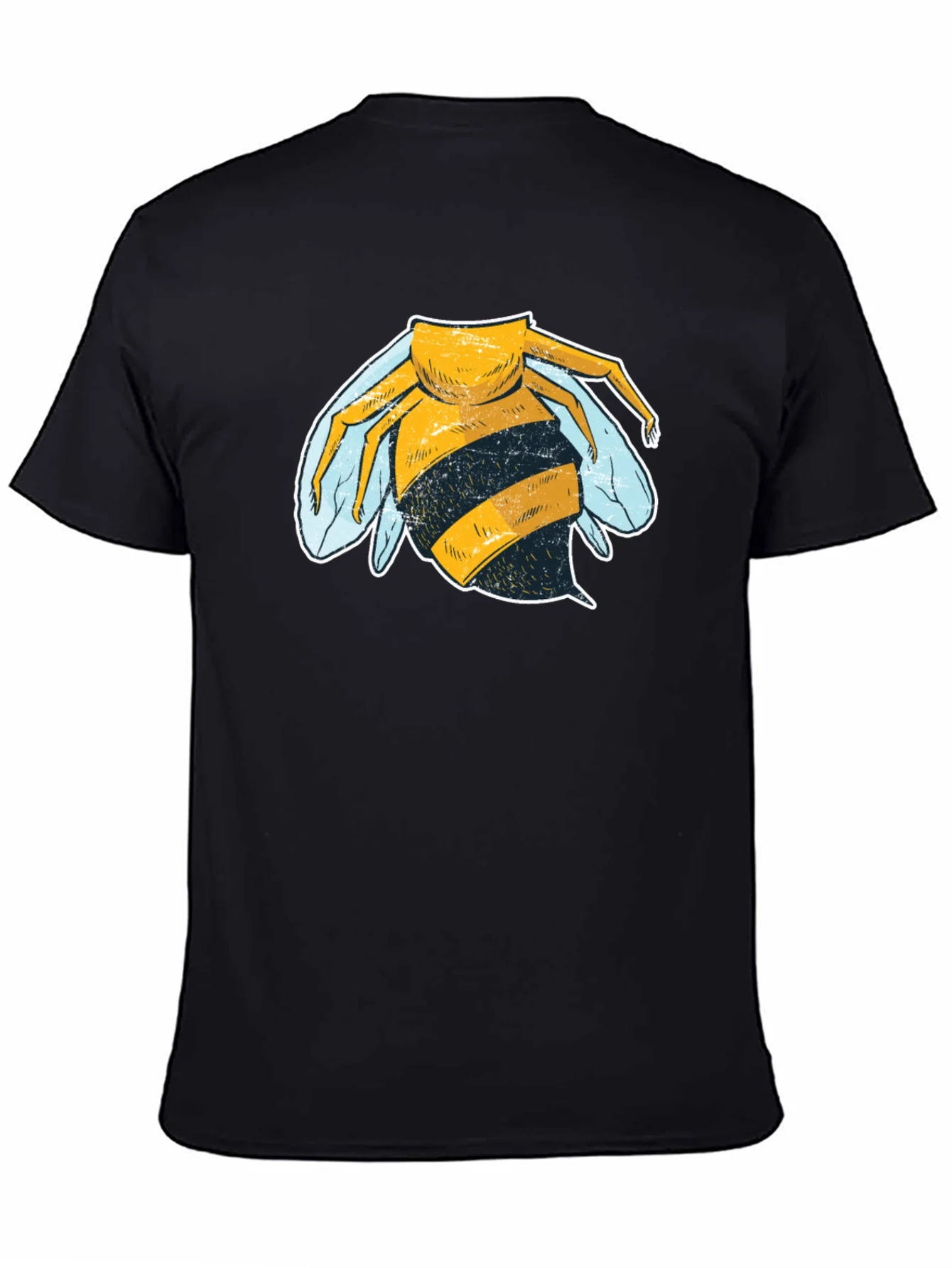 Cool Bee Graphic T-Shirt - Black Cotton Tee