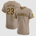 San Diego Padres #23 Fernando Tatis Jr. Alternate Elite Player Jersey - Sand Stitched Baseball Jersey