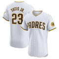 San Diego Padres #23 Fernando Tatis Jr. Home Elite Jersey - White Stitched Baseball Jersey