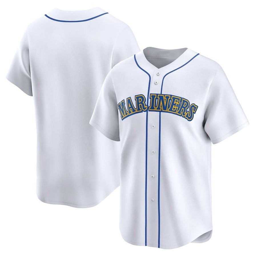 Seattle Mariners Cooperstown Collection Limited Jersey - White Stitched Baseball Jersey
