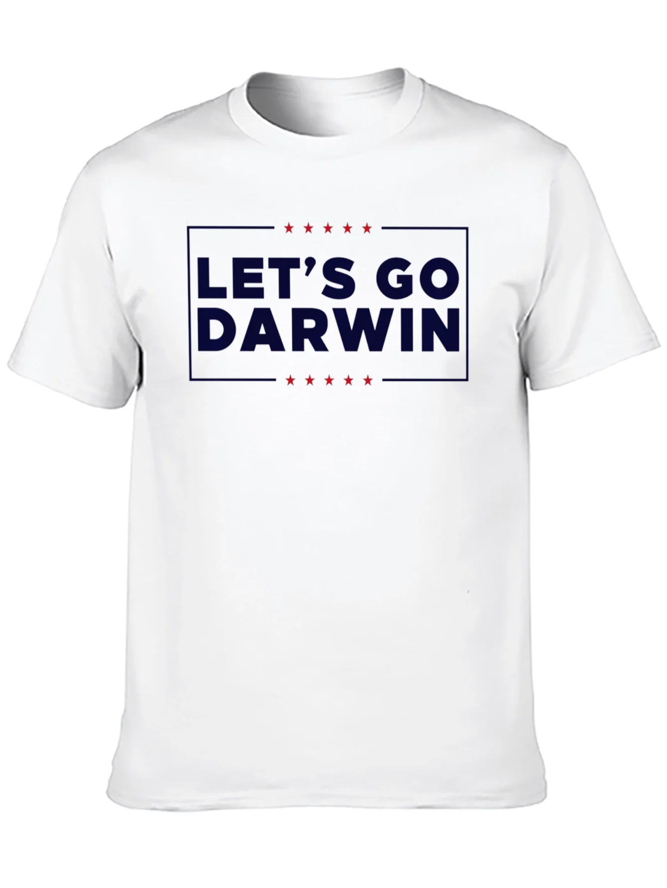 Lets Go Darwin Graphic Tee - Black Crew Neck