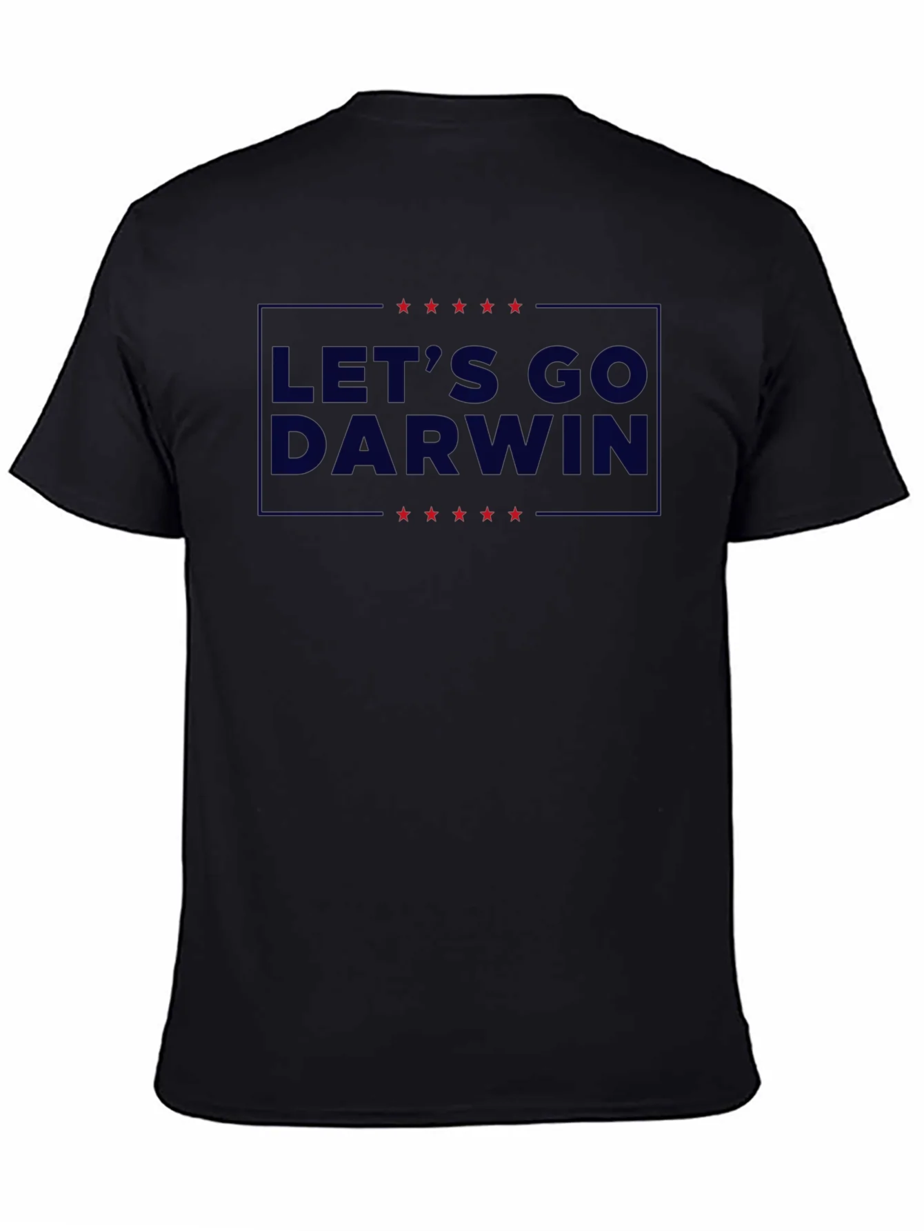 Lets Go Darwin Graphic Tee - Black Crew Neck