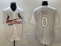 St. Louis Cardinals #0 Masyn Winn White Cool Base Stitched Baseball Jersey