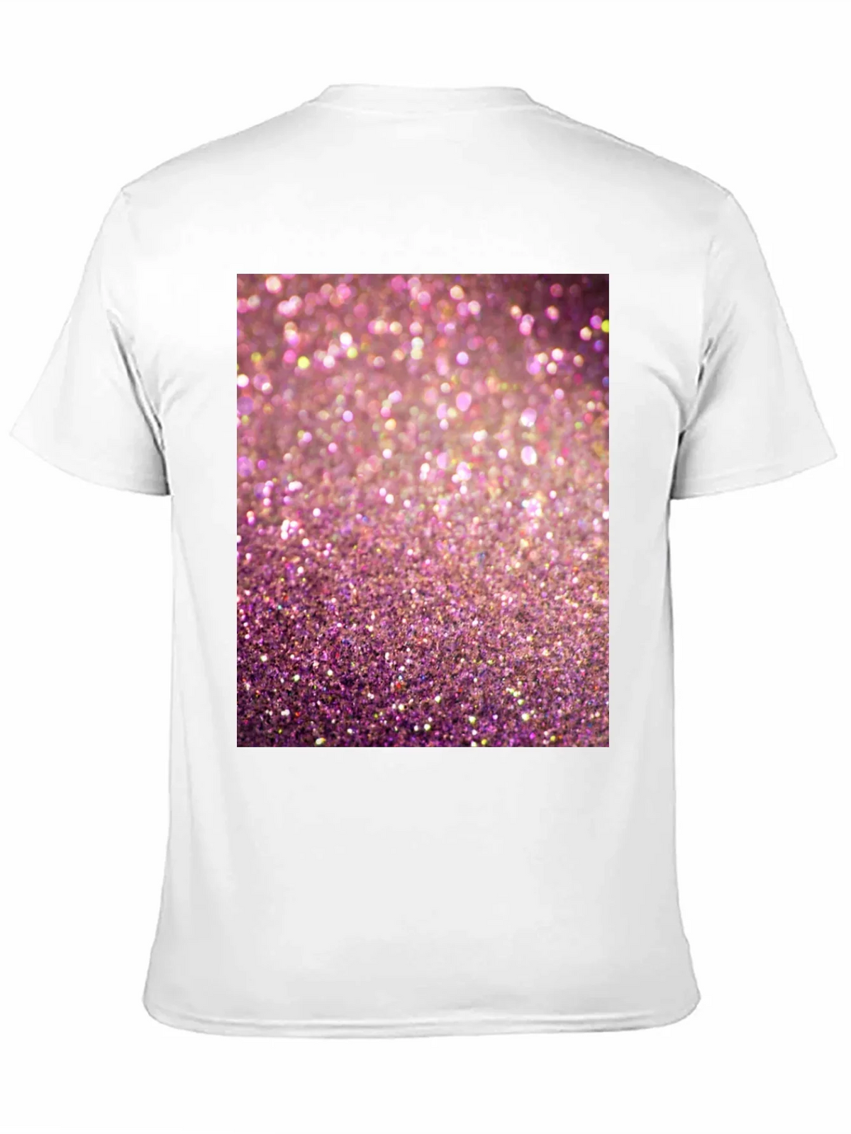 Sparkle Graphic T-Shirt - Pink Glitter Design
