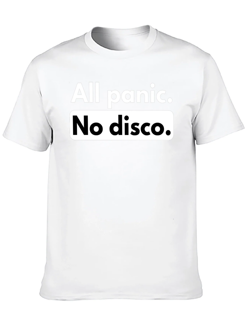 All Panic No Disco Graphic Tee
