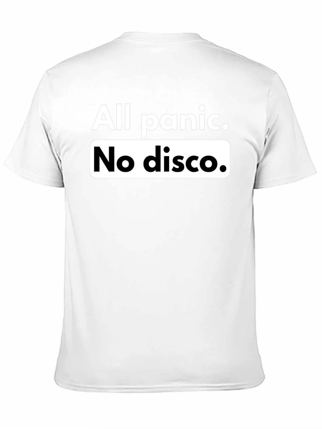 All Panic No Disco Graphic Tee