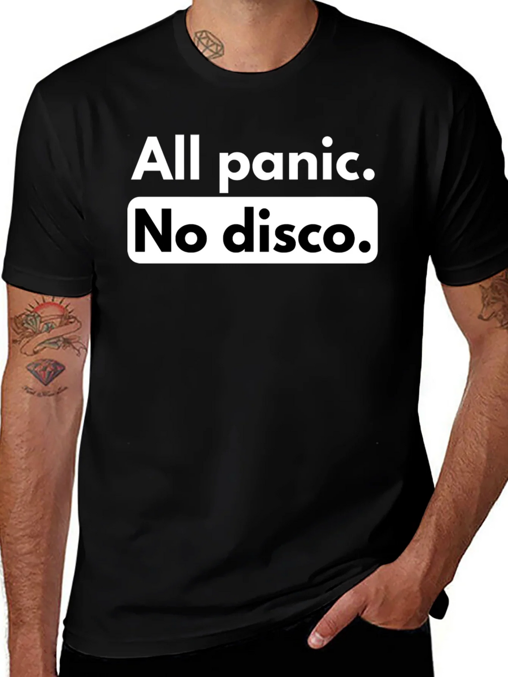 All Panic No Disco Graphic Tee