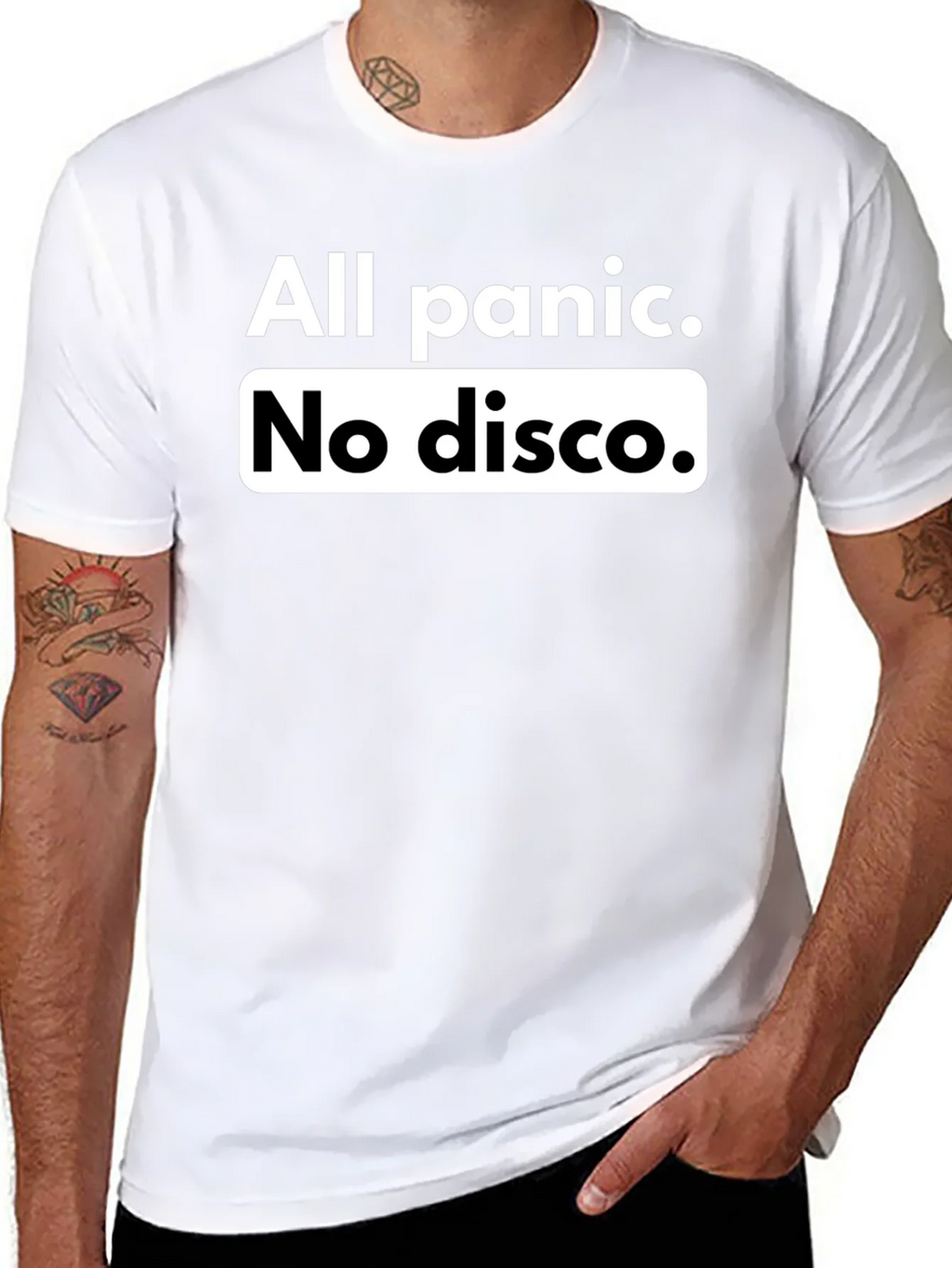 All Panic No Disco Graphic Tee