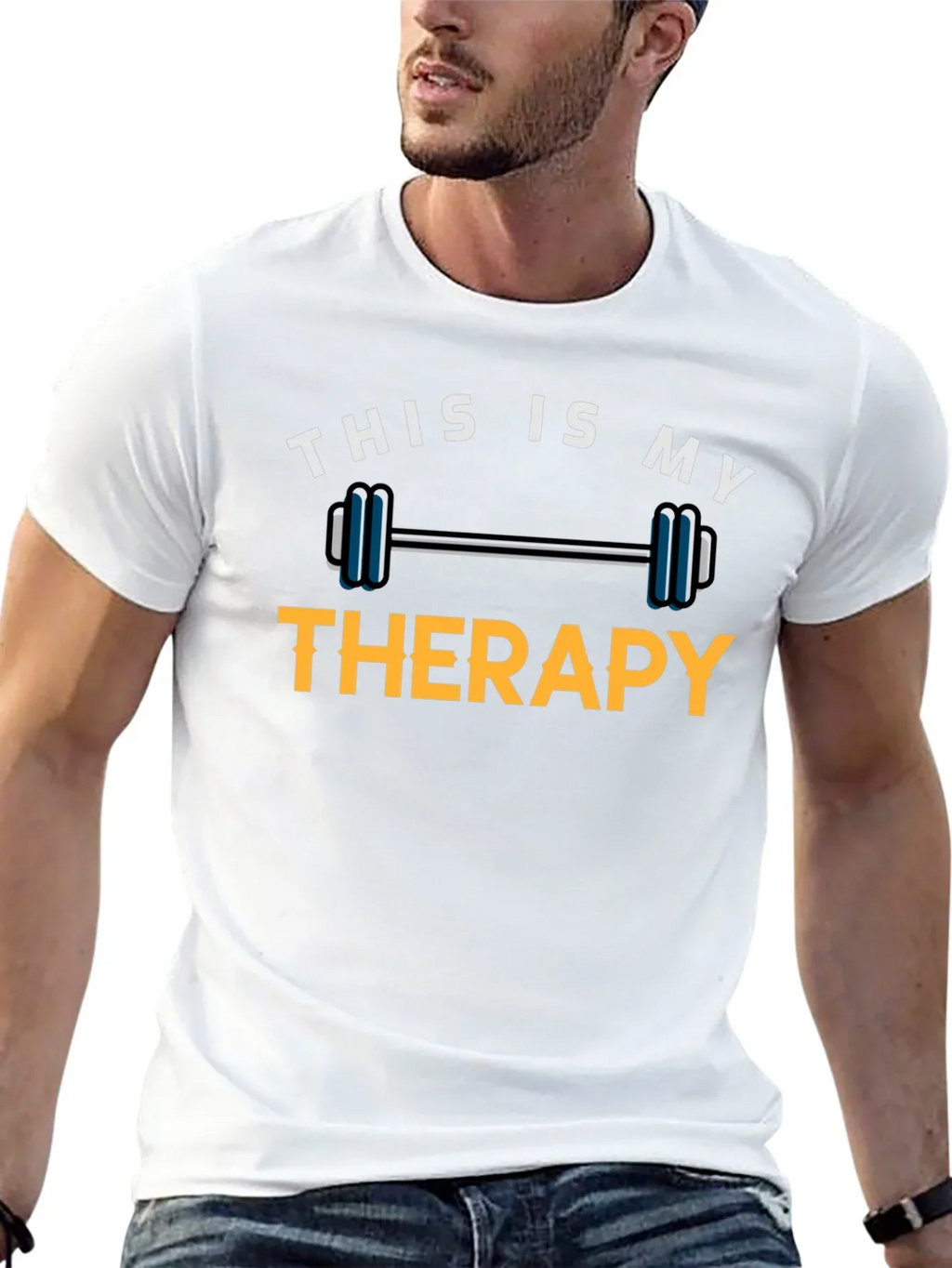 Workout Therapy T-Shirt - Weightlifting Motivation