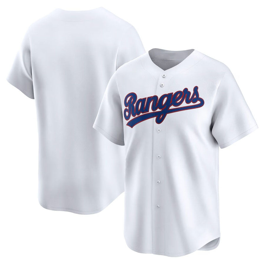 Texas Rangers Throwback Cooperstown Collection Limited Jersey - White Baseball Jersey