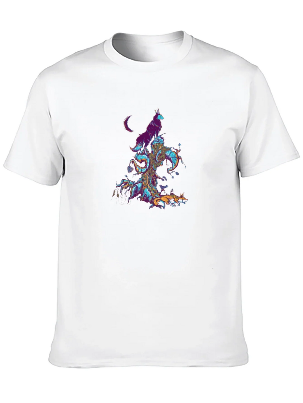 Mystic Wolves Graphic T-Shirt