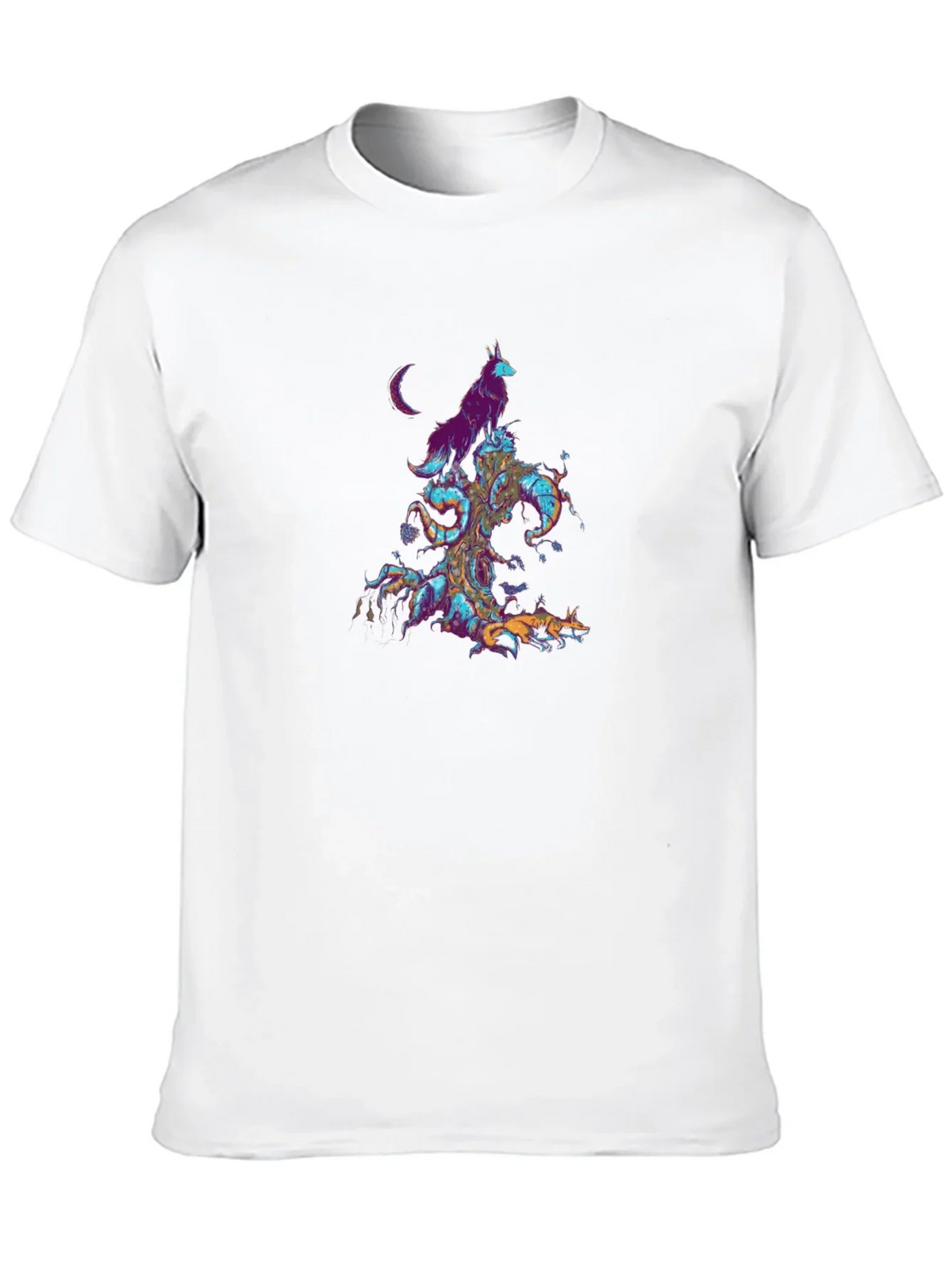 Mystic Wolves Graphic T-Shirt
