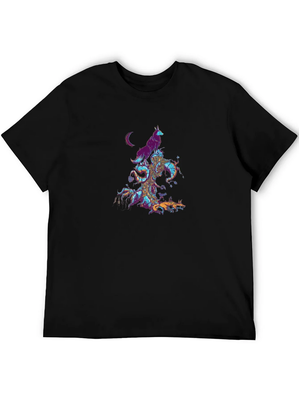Mystic Wolves Graphic T-Shirt