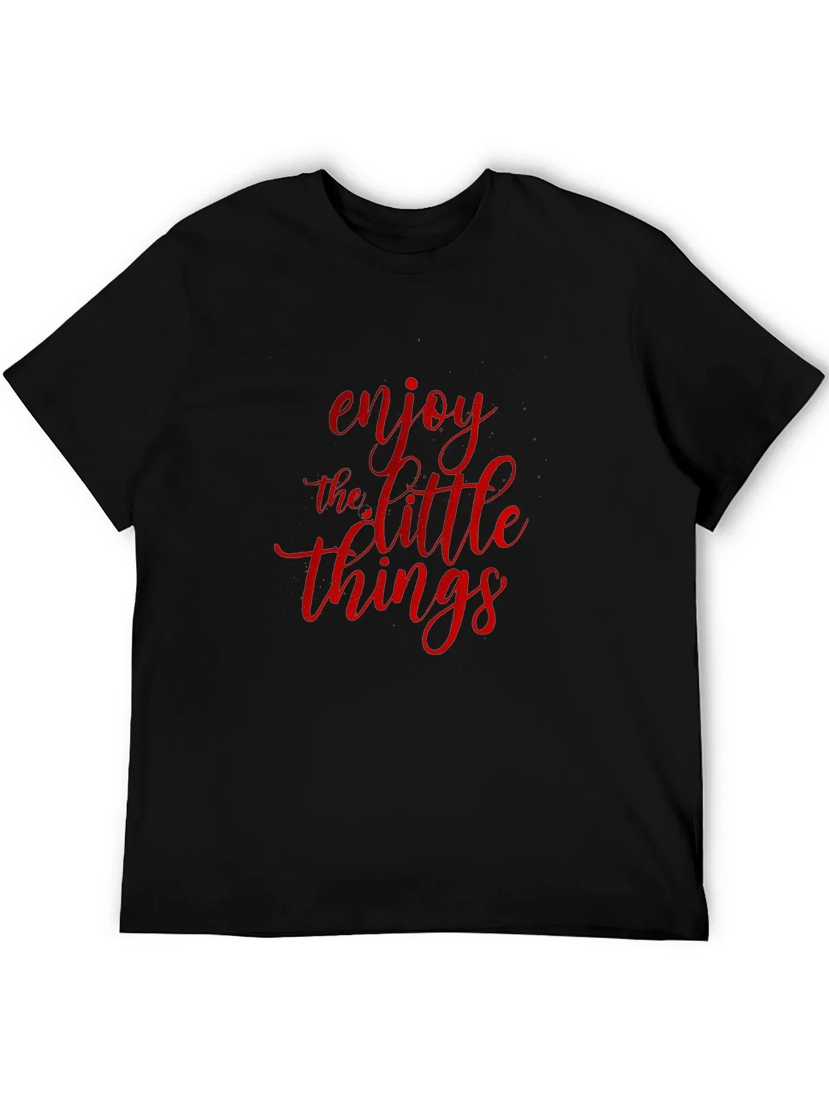 Enjoy The Little Things Black T-Shirt