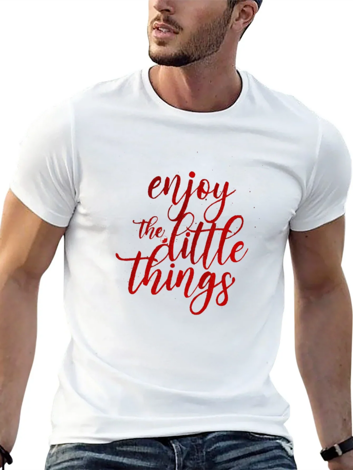 Enjoy The Little Things Black T-Shirt