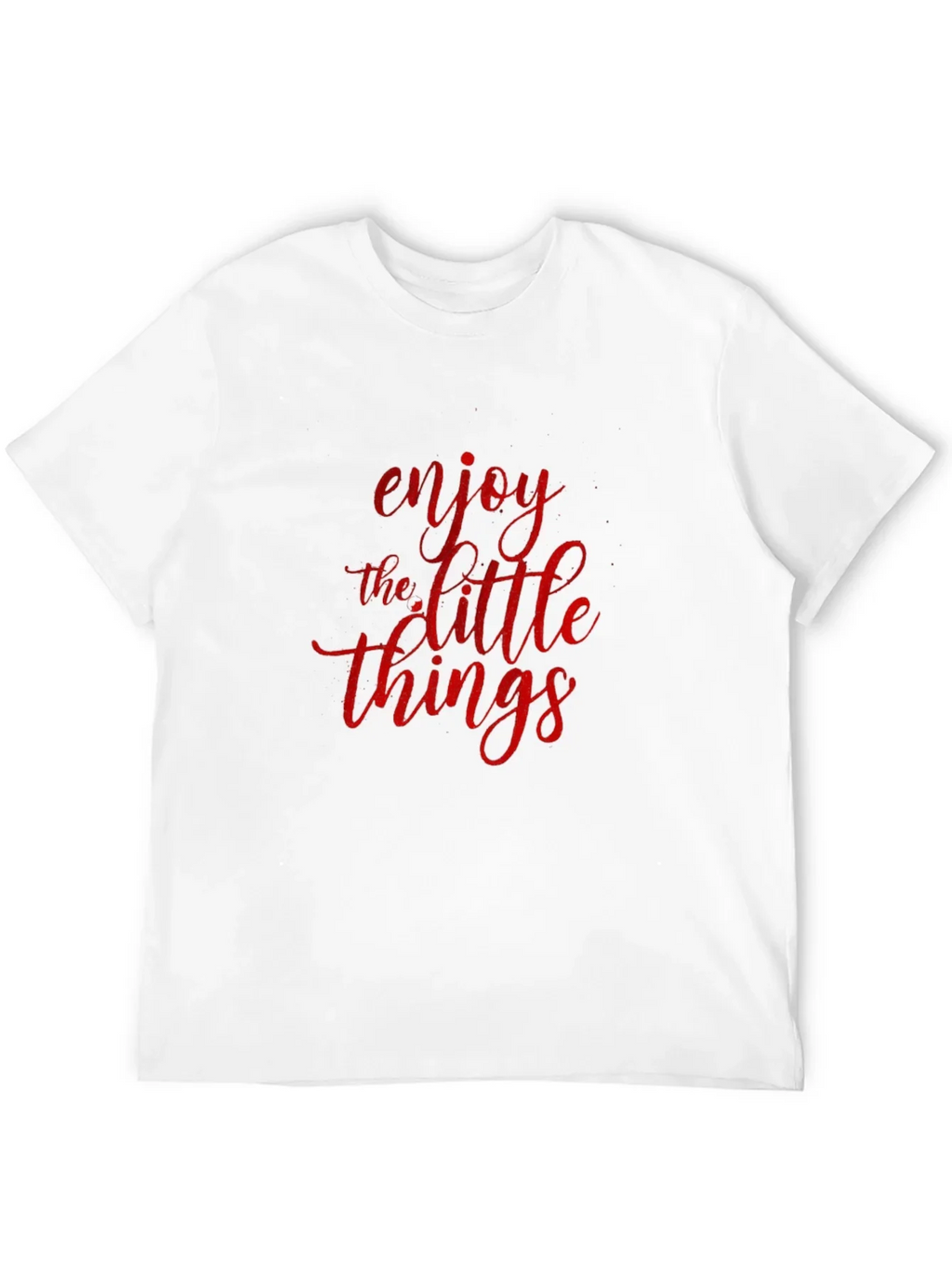 Enjoy The Little Things Black T-Shirt
