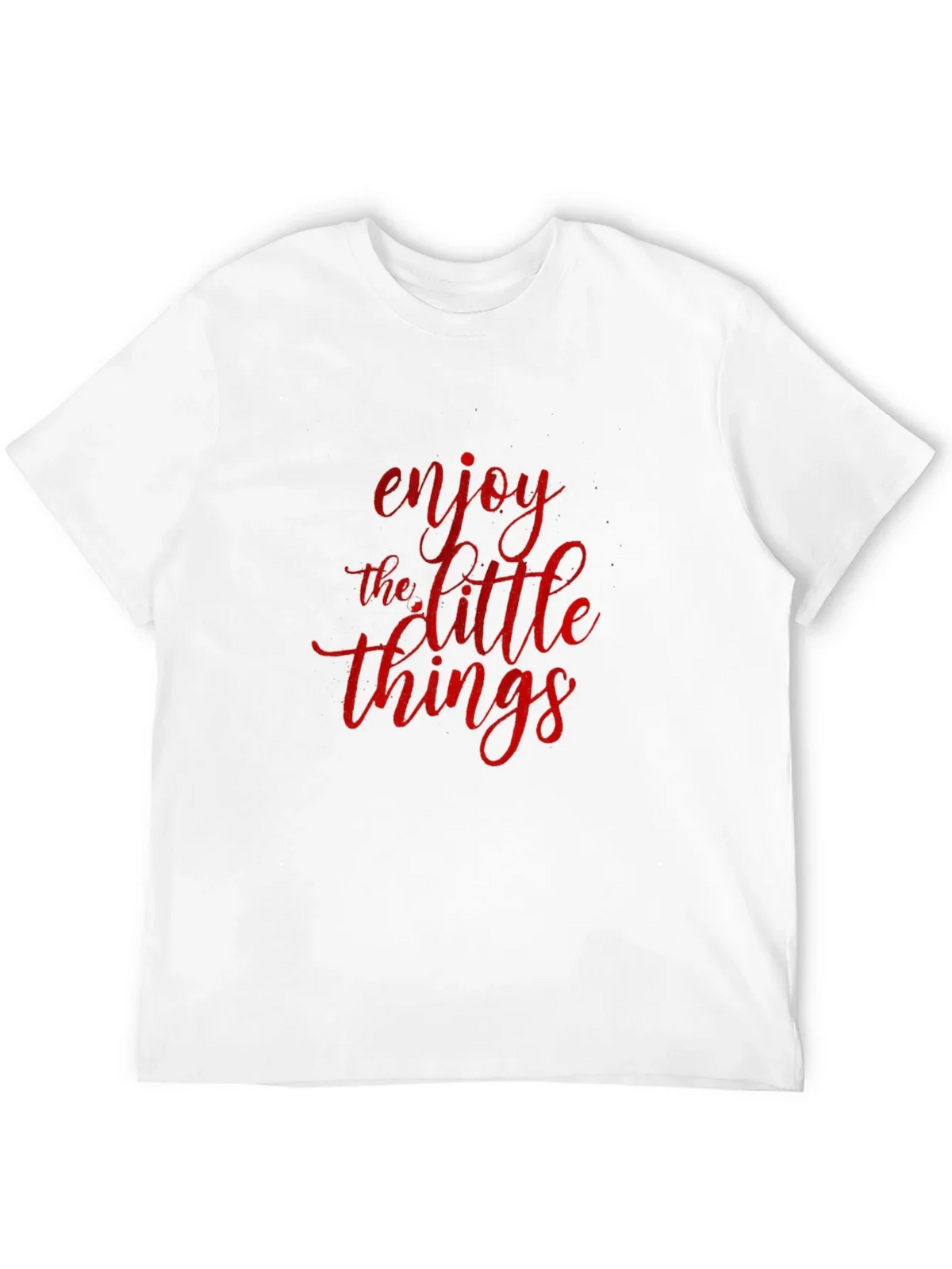 Enjoy The Little Things Black T-Shirt