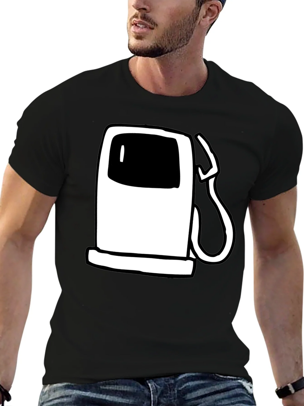 Gas Pump T-Shirt - Quirky Graphic Tee