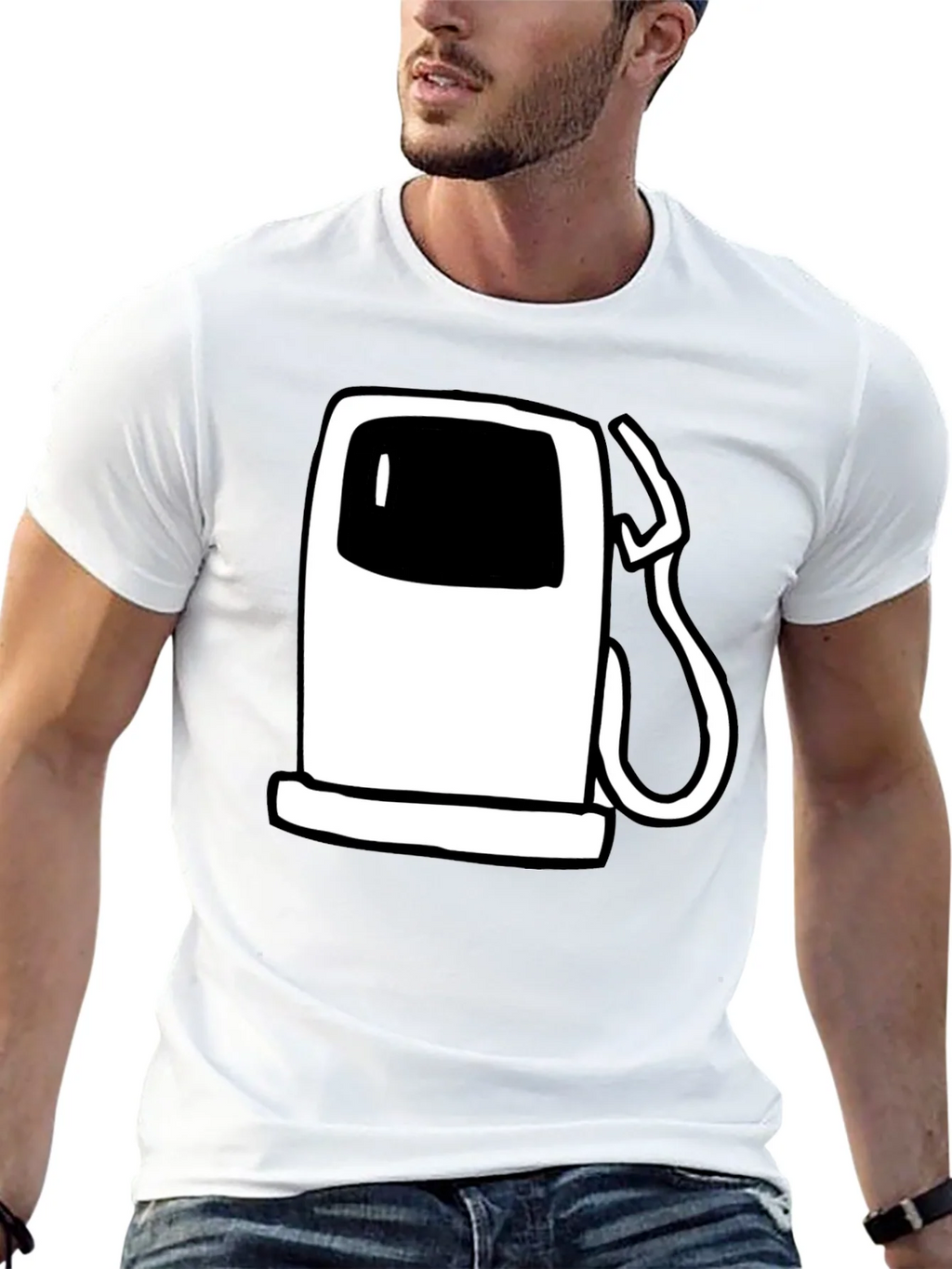 Gas Pump T-Shirt - Quirky Graphic Tee