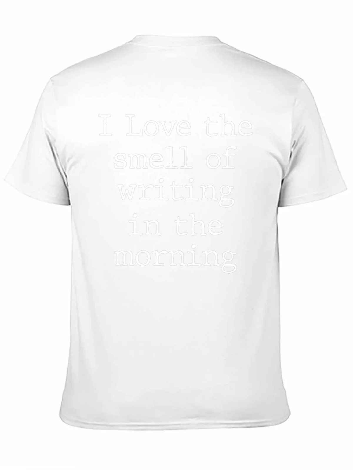 Writing Smell Morning Black Tee