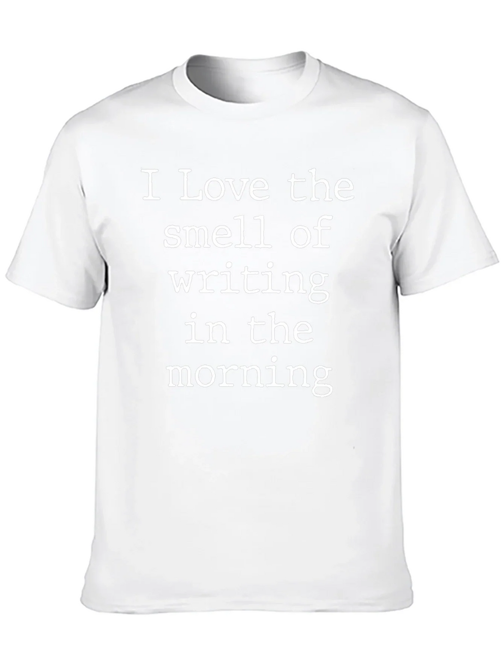 Writing Smell Morning Black Tee