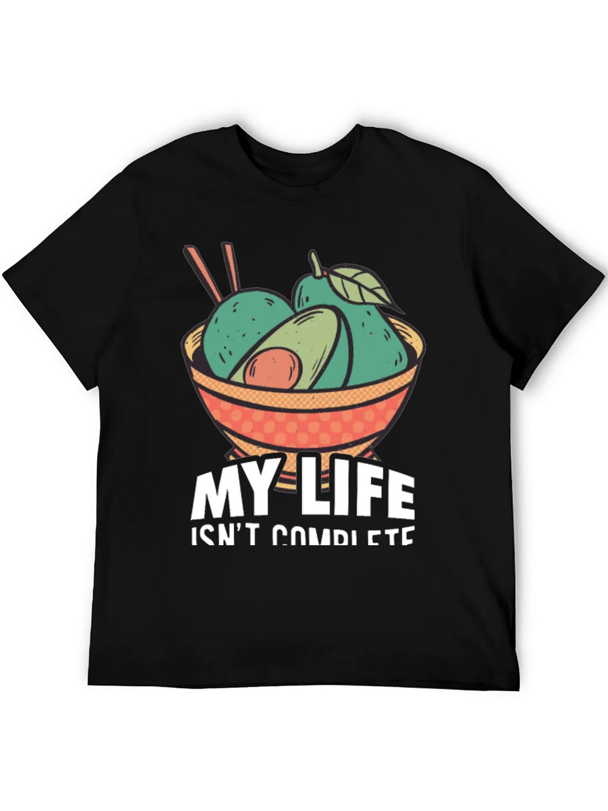 Avocado Bowl Graphic Tee - My Life Isnt Complete