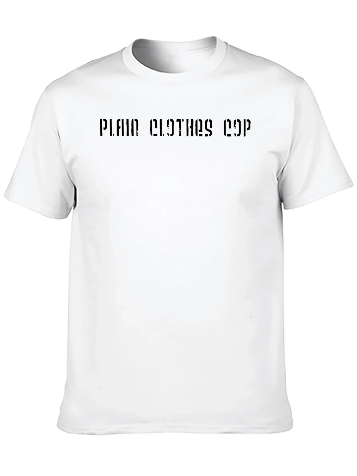 Plain Clothes Cop Crew Neck T-Shirt