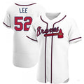 Atlanta Braves #52 Dylan Lee Red Alternate Jersey Stitches Baseball Jerseys