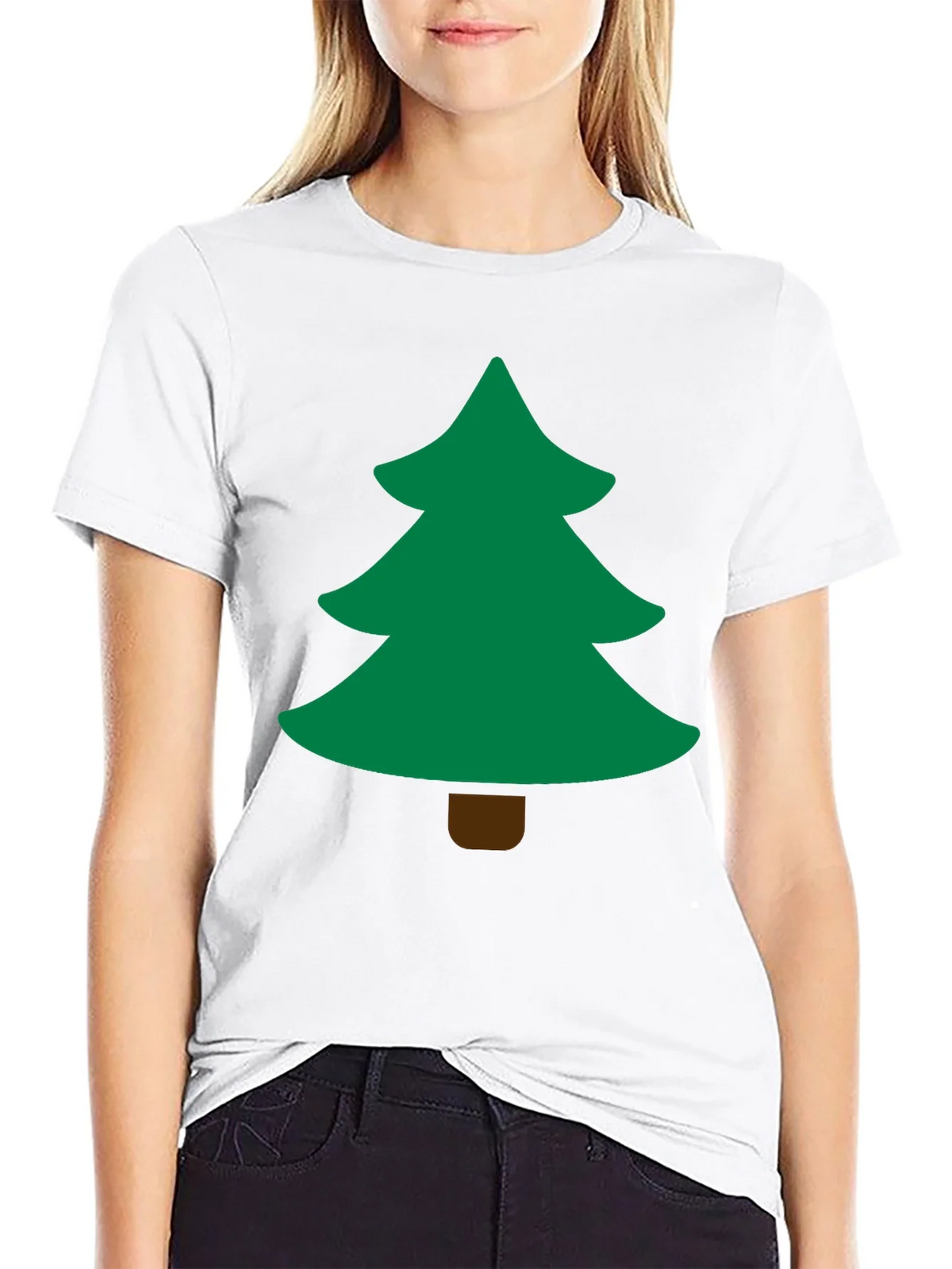 Festive Holiday Tree Graphic T-Shirt