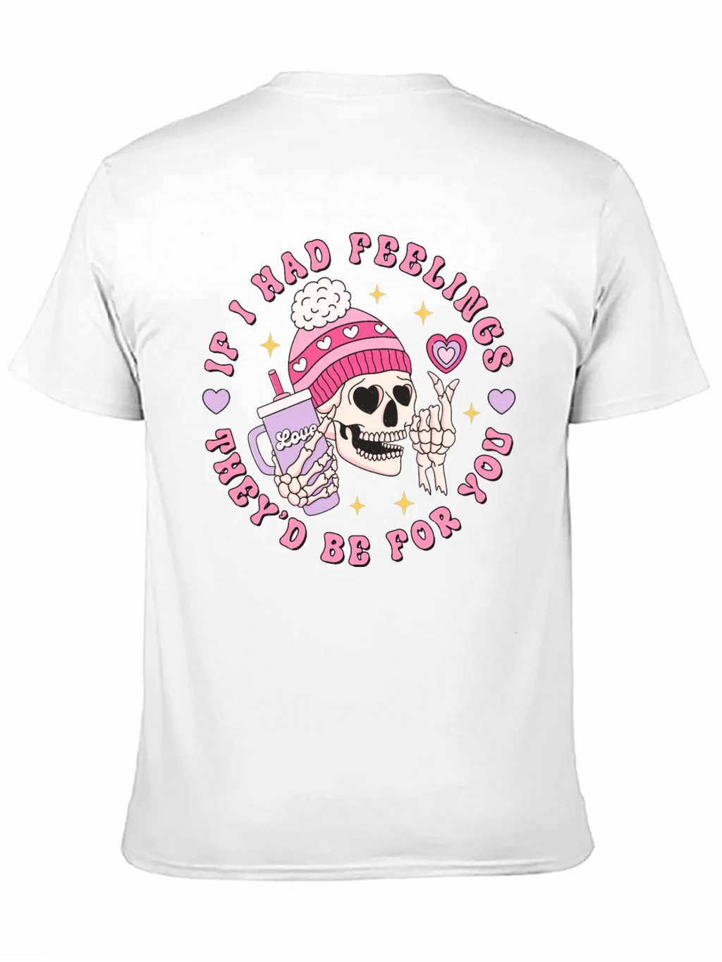 Funny Skeleton Valentines Day Graphic T-Shirt