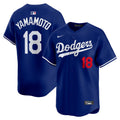 Yoshinobu Yamamoto Los Angeles Dodgers Alternate Limited Jersey - Royal