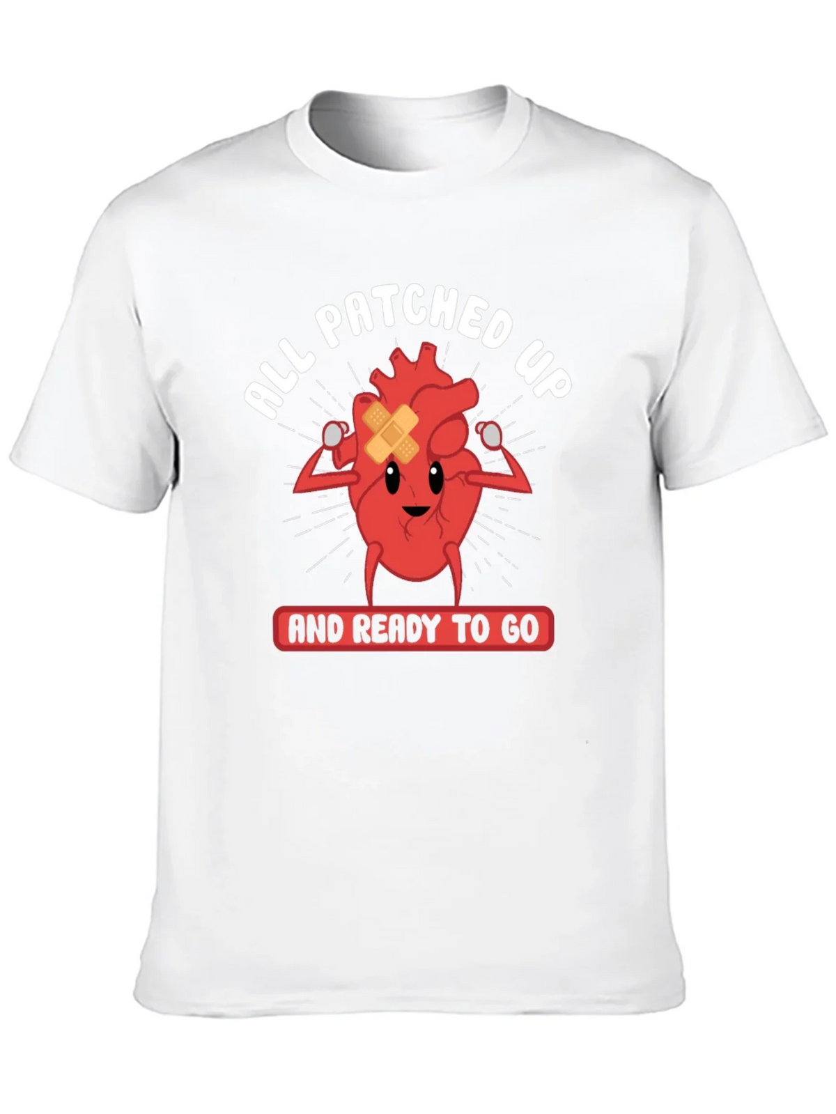 All Patched Up Heart Graphic Tee