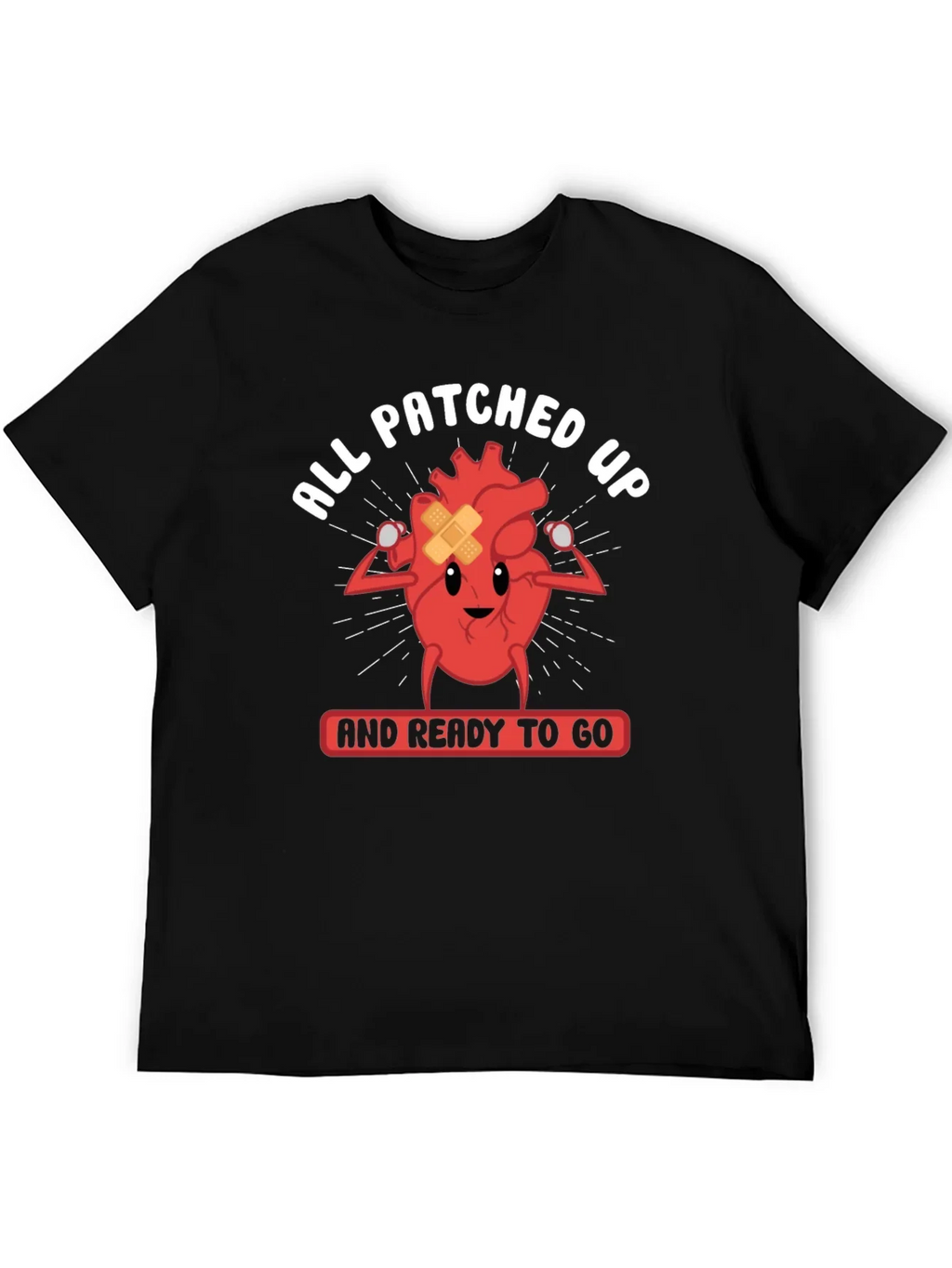 All Patched Up Heart Graphic Tee