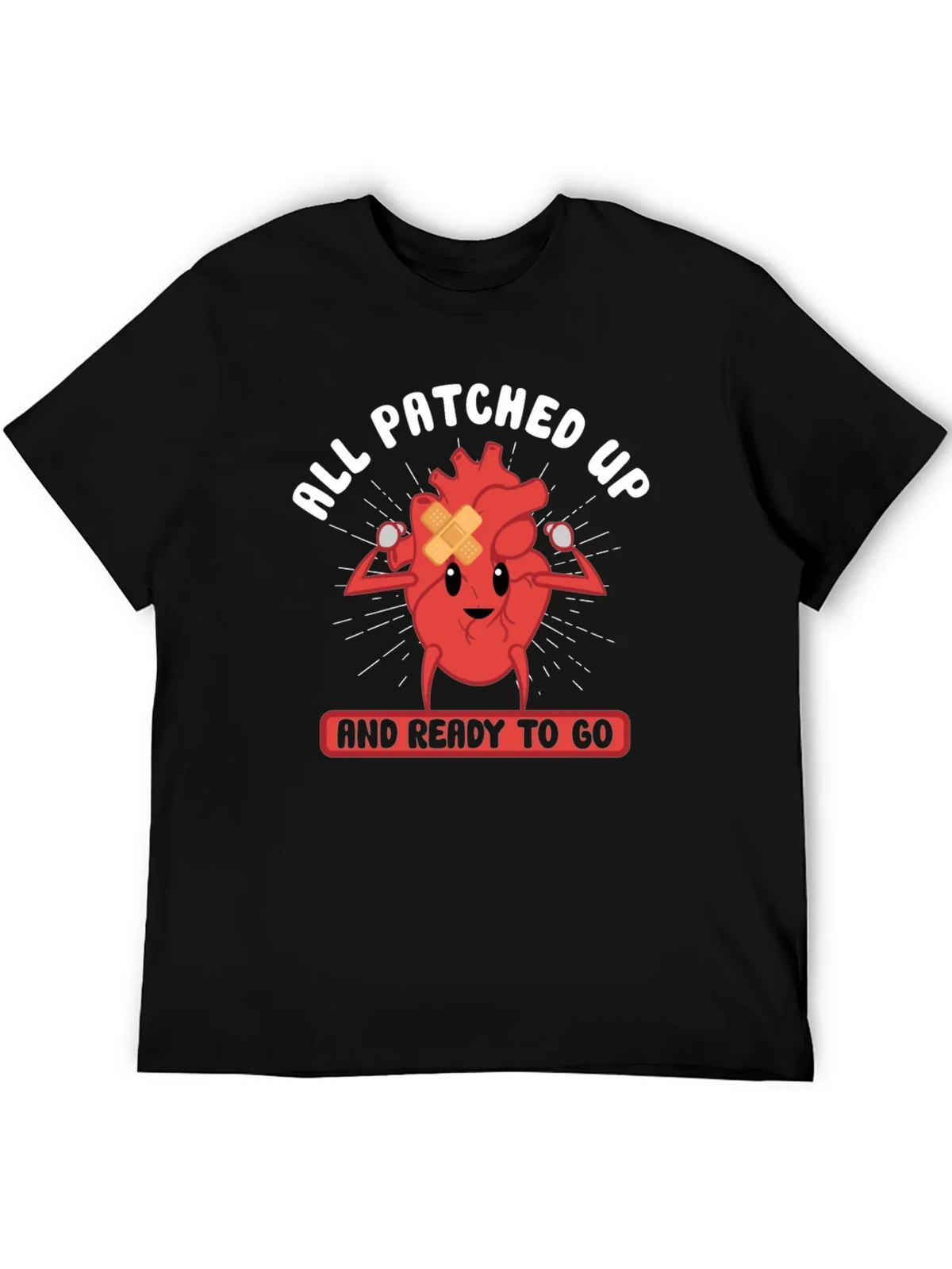 All Patched Up Heart Graphic Tee